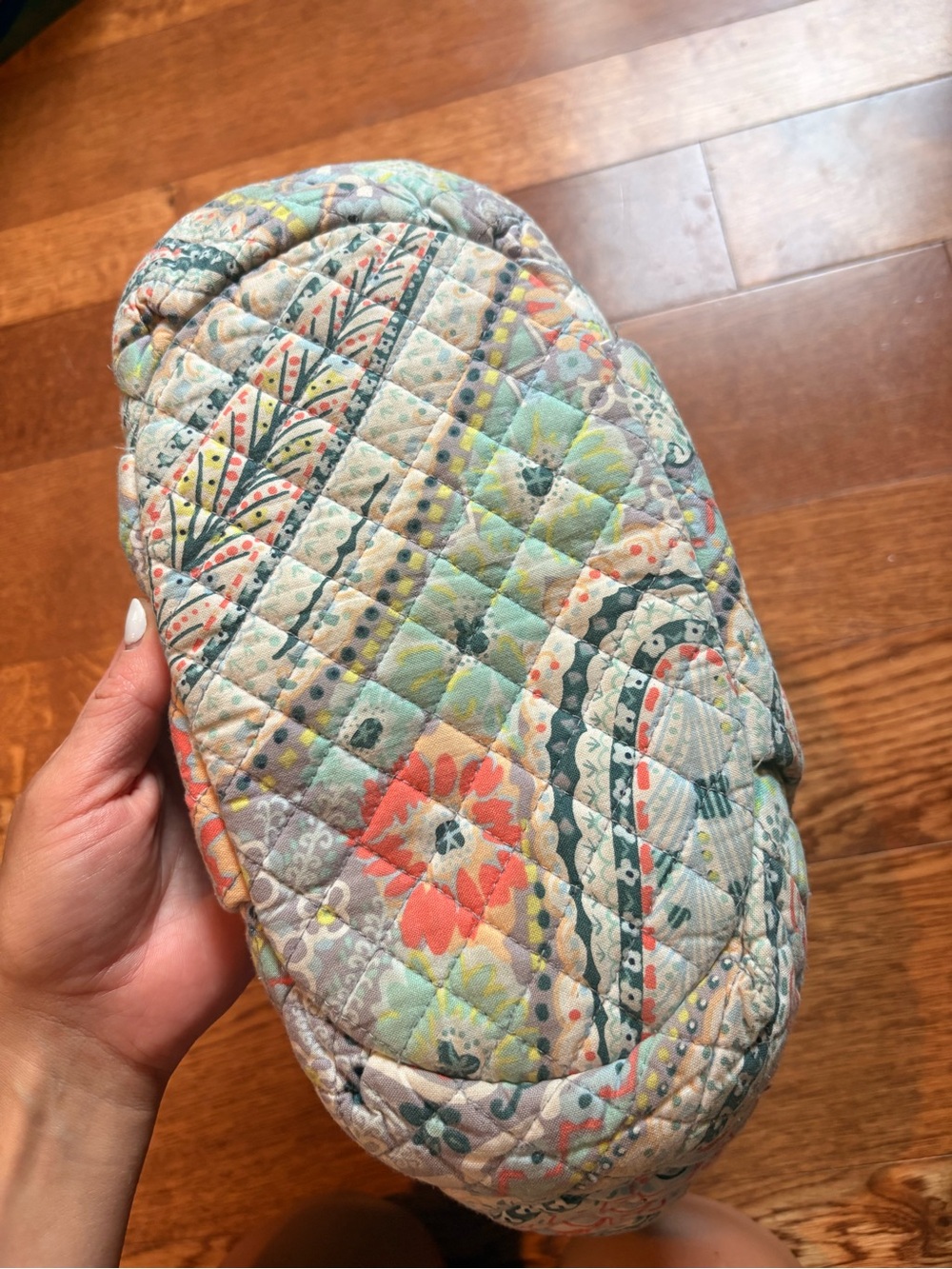 Retired Vera Bradley Citrus Paisley Glenna Satchel - Picture 4 of 8